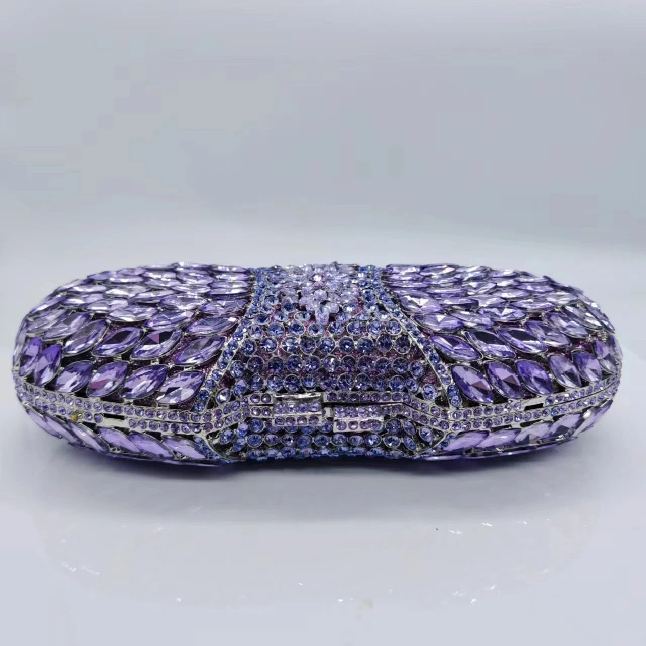 High Quality Diamond Horse Eye Bag Crystal Clutch Purse Dinner Luxury Women's Handbag
