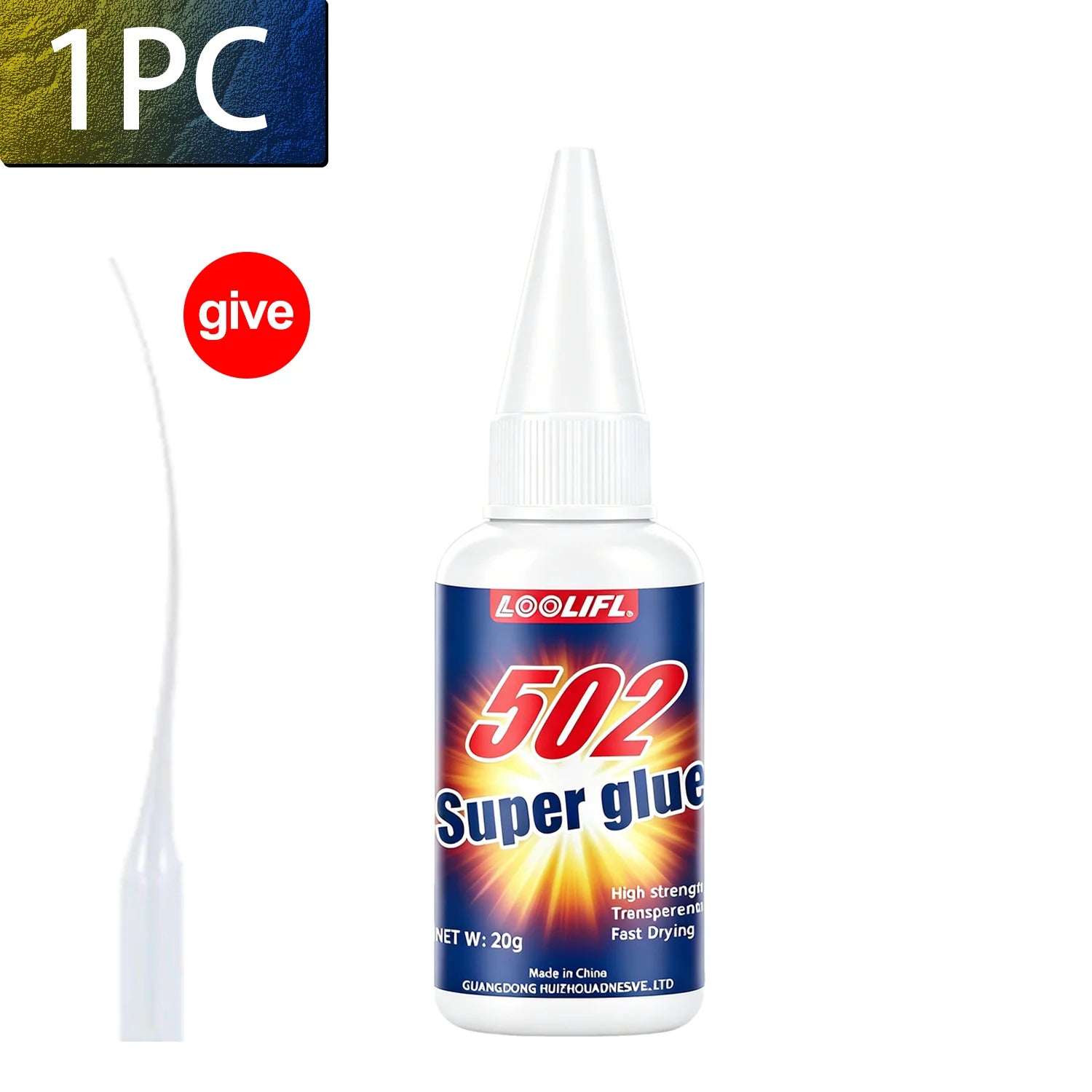 Fast Drying 502 Super Glue Instant Strong Bond Clear Adhesive For Metal Plastic Wood Glass Ceramic Rubber Industrial Hardware