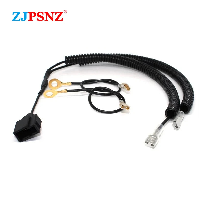  Snail Horn Male Socket Conversion Plug 4Wire Dedicated Horn Refit Double Horn 1-to-2 Wiring Harness for Single to Dual Horn