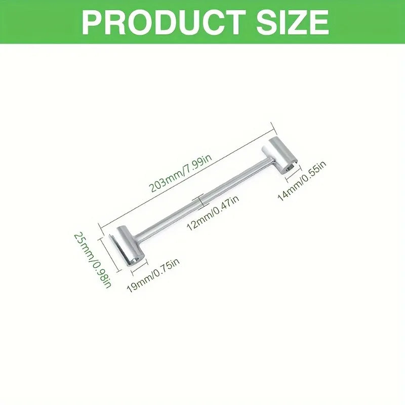 Door hinge adjustment wrench, non disassembly adjuster, household door and window cabinet door loosening adjustment tool