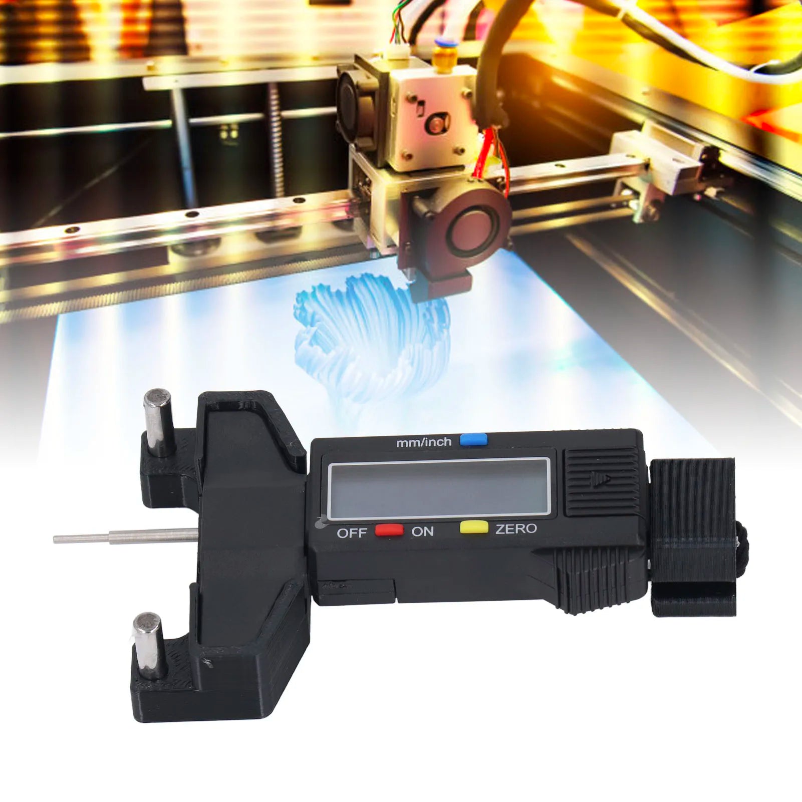2GT Timing Belt Tension Gauge Synchronous Belt Tension Tester for X1 P1P 3D Printer 0‑25.4mm 3D Printer Belt Tension Tester