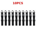 5/10/20Pcs Adjustable Luggage Strap Triangle Buckle Clip Strap Nylon Gear Packing Belt for Tent Camping Hiking Travel Storage