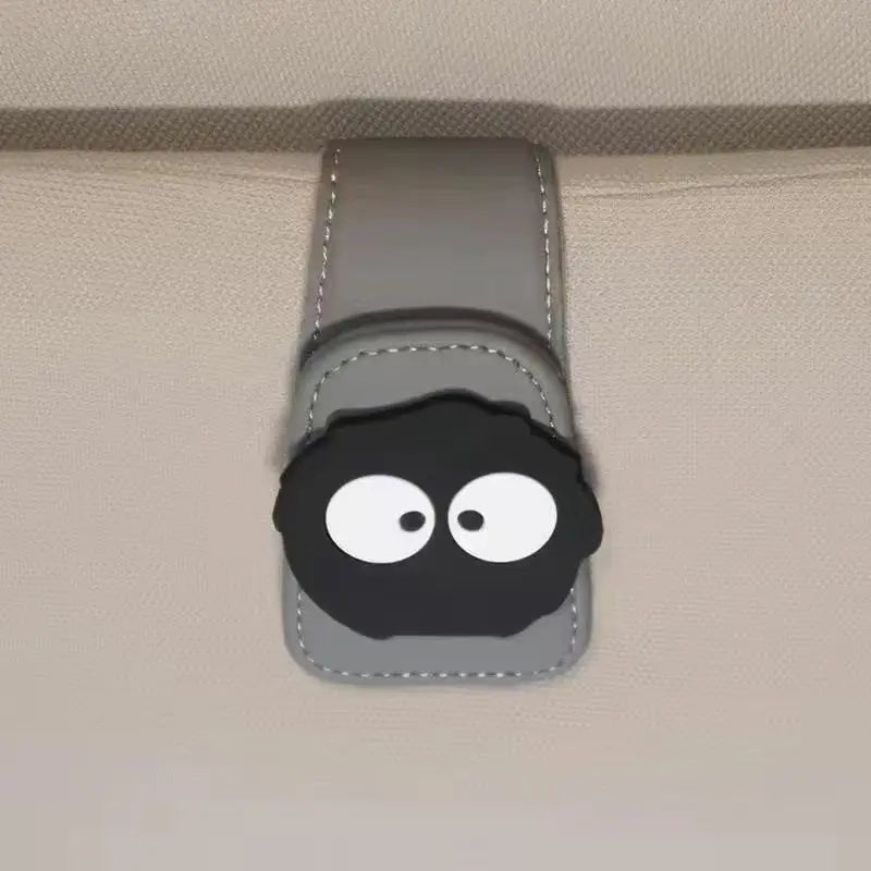 Creative Magnetic Car Glasses Clip Car Visor Storage Rack Multifunctional Car Sunglasses Holder Eye Glasses Case