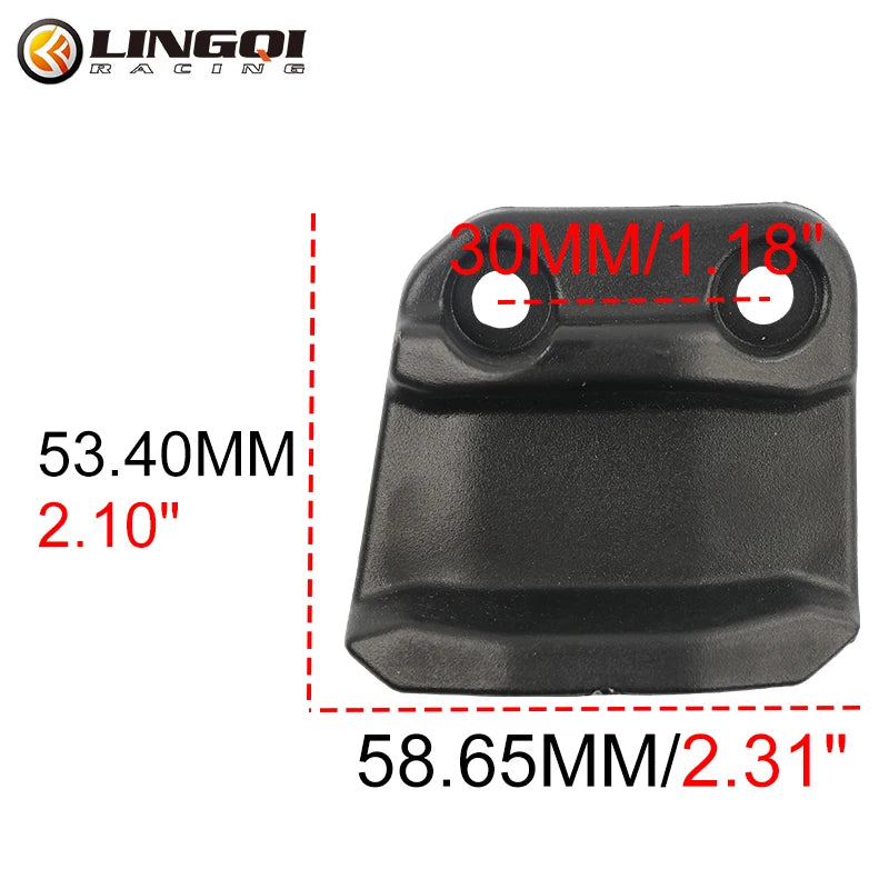 LINGQI RACING Motorcycle Chain Guide Block Guides Buffer Blocks For  Ultra Bee   Electric Scooter Parts