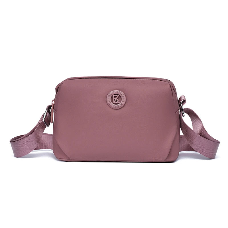 Crossbody Bag for Women Waterproof Nylon Multi Pocket Adjustable Strap Casual Daily Commute Travel Lightweight Outdoor Daily Use