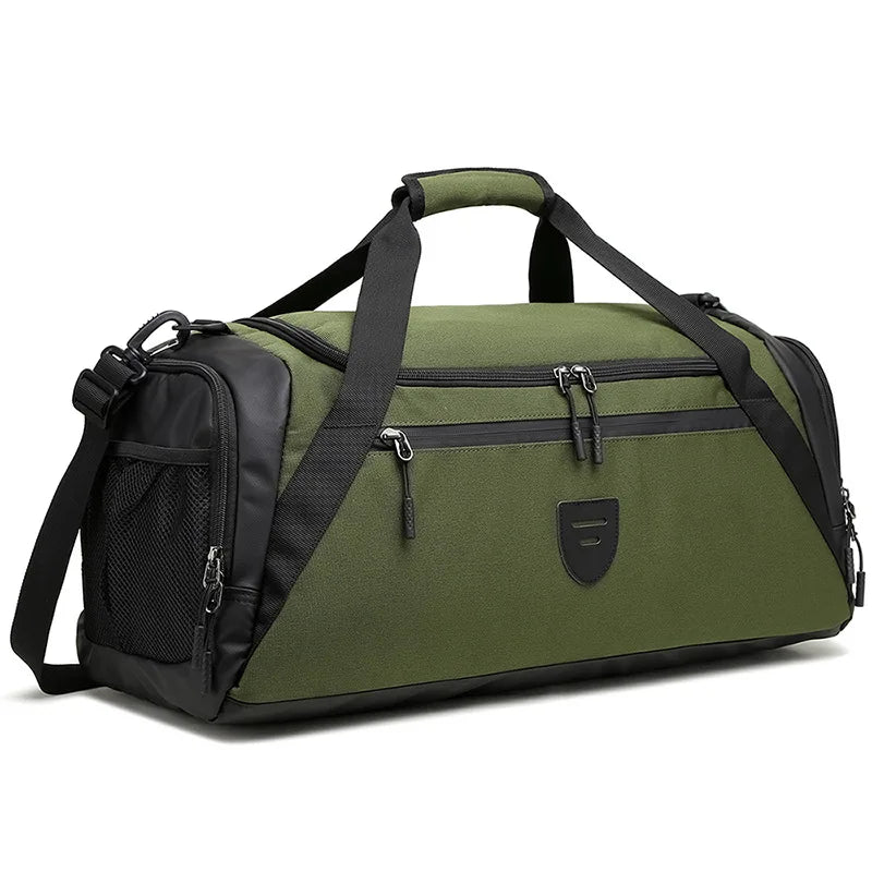 New Arrival Men Dry Wet Separation Fitness Bag, Multifunctional Large Capacity Sports Travel Luggage Bag