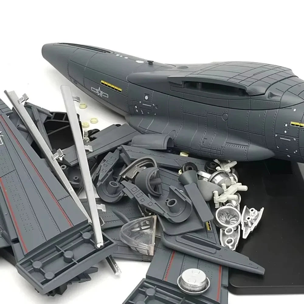 Creative 1:100 Scale Transport Aircraft Model TU-160 Y-20 Bomber Model Detailed Design Fighter Jet Boys Gifts