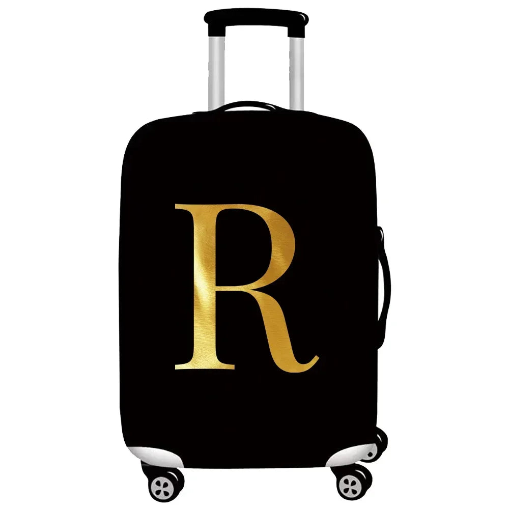 Luggage Protective Cover Thick Elastic Luggage Protective Covers Dust Cover Anti-Scratch Protective Suitcase Cover Letter Series
