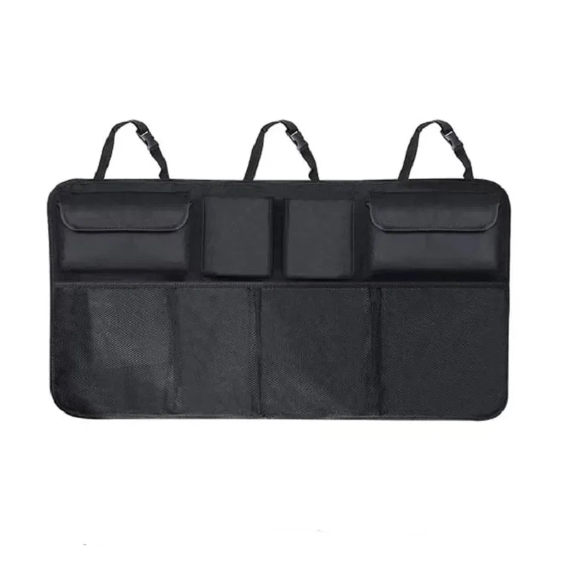 Car Trunk Organizer Universal Adjustable Backseat Storage Bag Net High Capacity Hanging Organizers for Jeeps SUVs Vans