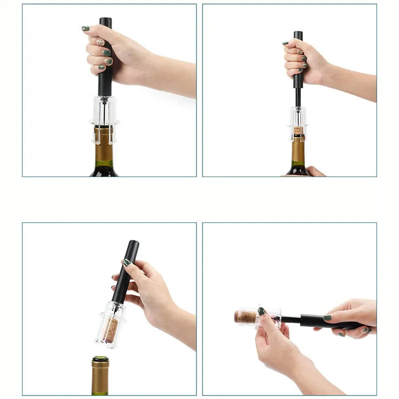 1PCS Wine Bottle Opener Air Pump Opener Corkscrew Take Out Wine Cork Remover Corkscrew Kitchen Supplies Bar Accessories Gadgets
