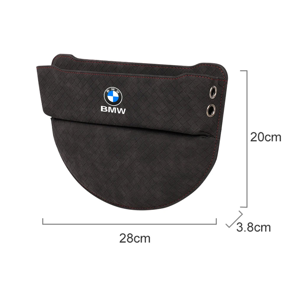 Suede Car Center Console Gap Storage Box Accessorie For BMW E46 E90 E91 F48 F25 F15 F01 F10 G20 G30 G32 X1X3 X5X6 X7 G01 G02 G05