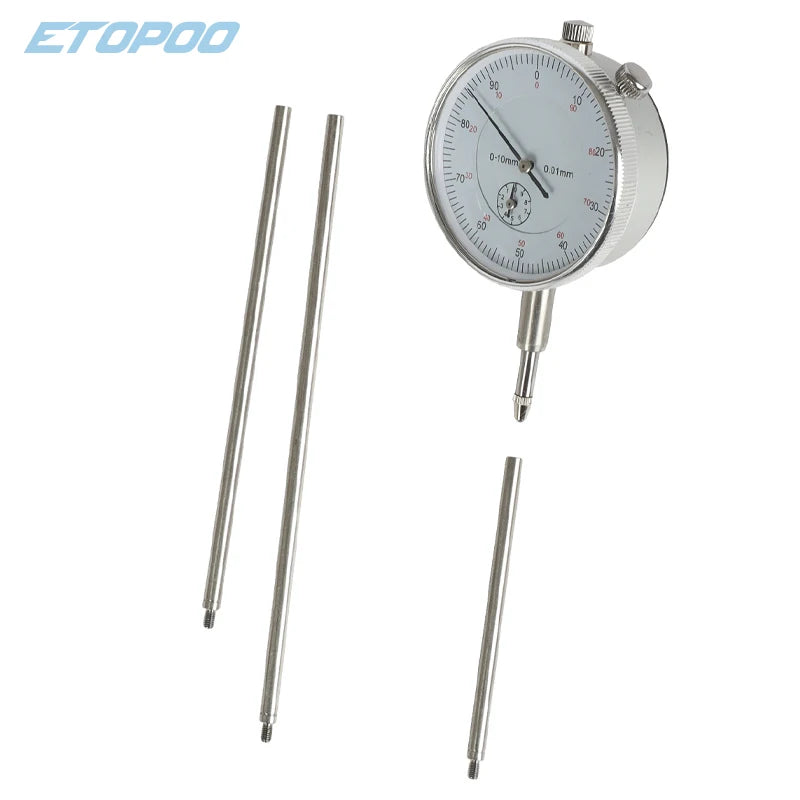10-100MM 1PCS M2.5 Inside Thread Gauge Universal Type Micrometer Dial Indicator Probe Longer Indicator Extension Stem Gauge