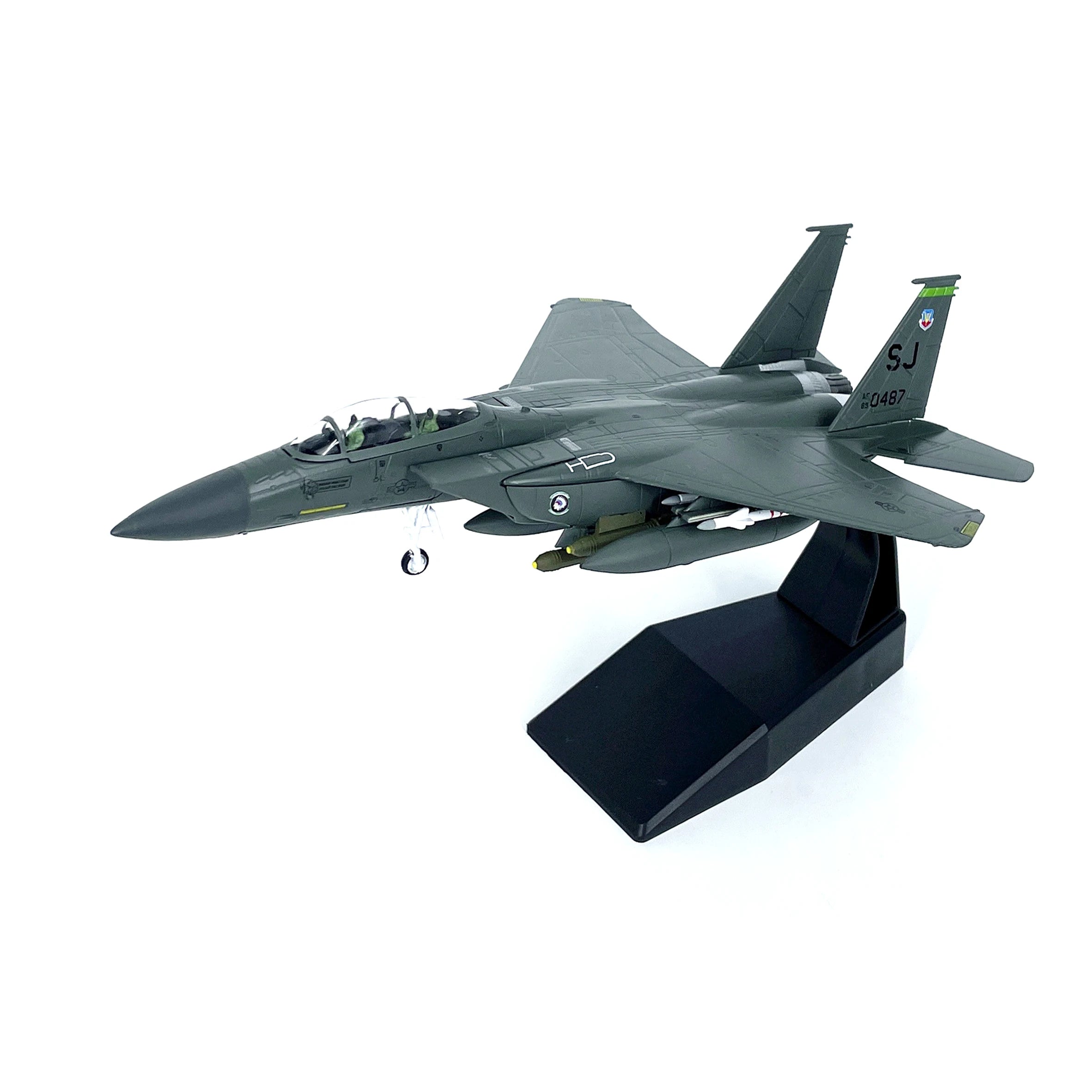 1: 100 US F15E fighter model SJ0487 alloy finished product model