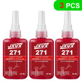 Threadlocker 271 Red Anaerobic Adhesive Threadlocking Compound (Equivalent to Loctitl) Vibration-Resistant Anti-Loosening Sealant High-Strength, High-Temperature Resistant