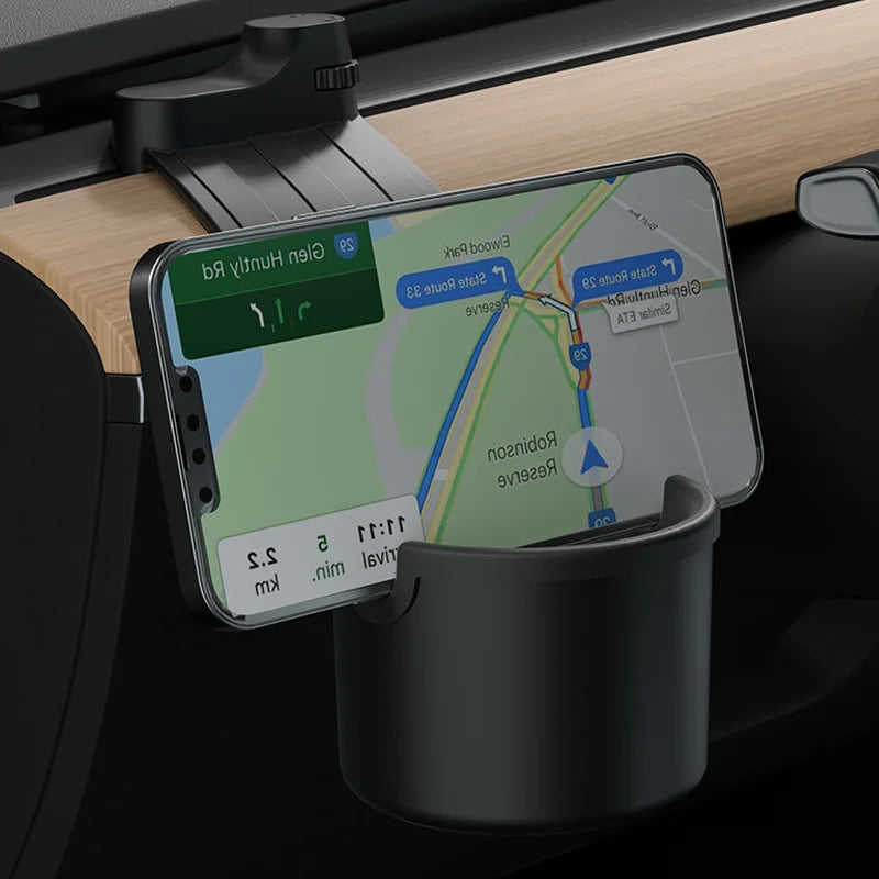 For Tesla Model Y Juniper 19-26 Model 3 Highland 19-26 Instrument Panel Water Cup Holder Car Dashboard Tidying Phone Holder