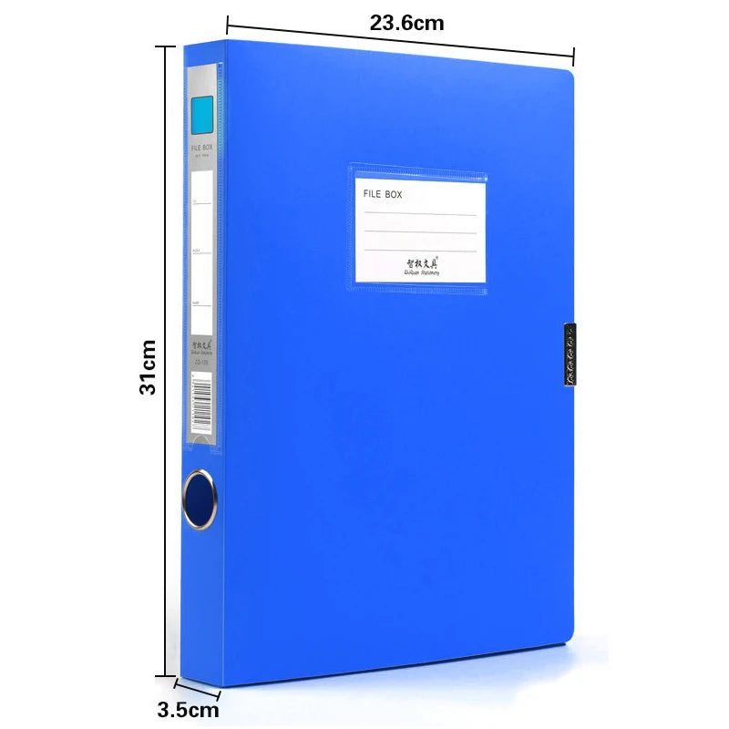 Thickened Large Capacity File Organizer For Desk Document File Box Storage Bag Standing Test Paper Bag 2.0cm 3.5cm 5.5cm 7.5cm
