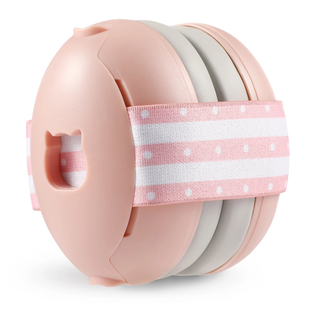 Baby Headphones Hearing Protection Ear Muffs with Stretchy Band Earmuff for Improves Sleep Essentials for Baby