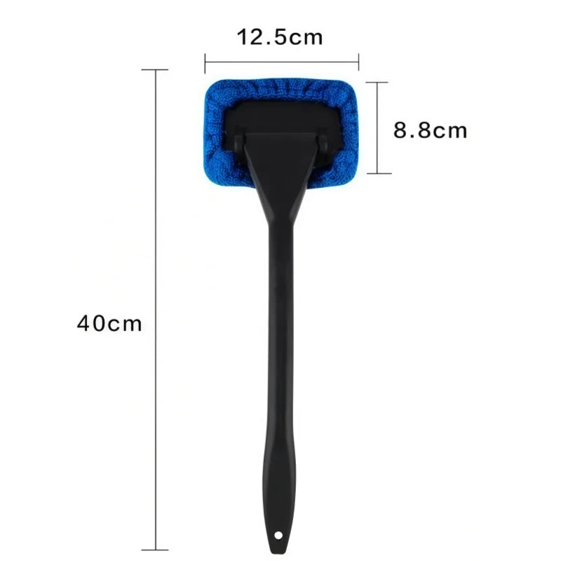 Pro Versatile Durable Heavy Duty Windshield Defogger Cleaning Brush Tool for Car Front Window Wiper and Glass Cleaner Accessory