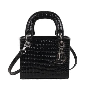 Leisure Business Diaper Bag For Ladies Unique Vintage Leather Handbag Large Capacity Square Satchel Stylish Clutch For Party