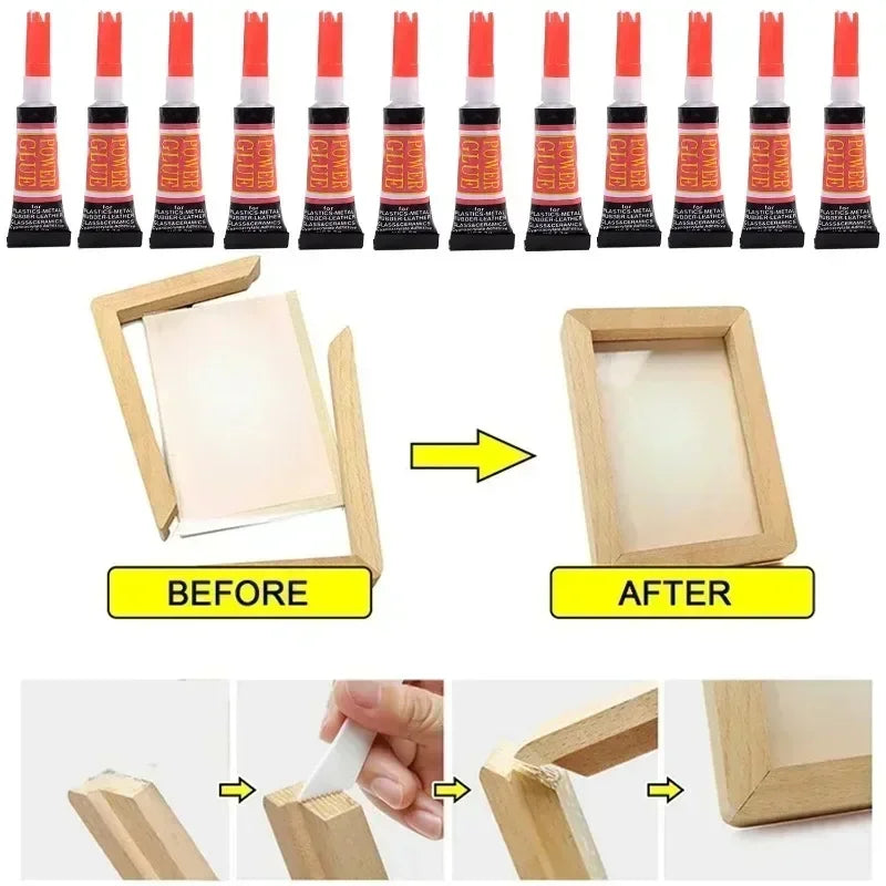 502 Liquid Super Glue Adhesive Cyanoacrylate For Super Strong Shoes Leather Wood Metal Glass Rubber Instant Bond Nail Gel