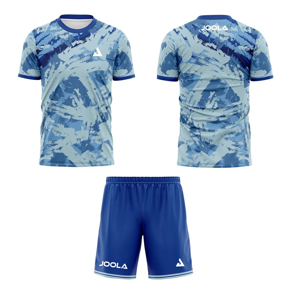 2026 Breathable Quick-drying Men's Table Tennis Apparel Short-sleeved T-shirt And Shorts Set Badminton Drawstring Pocket Shorts