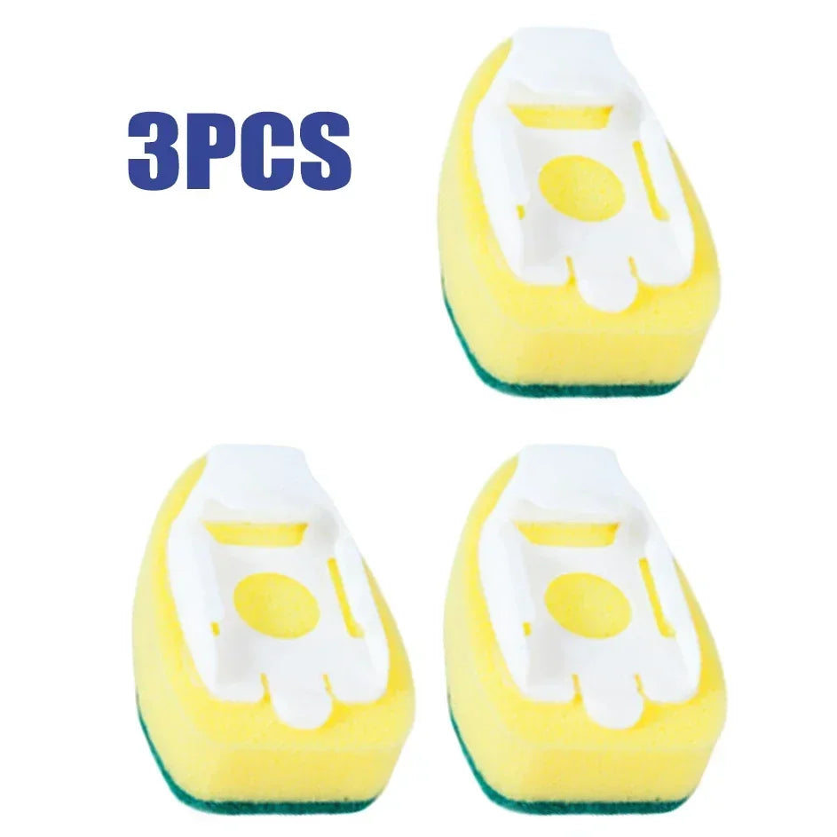 Sponge soap dispenses dishwashing scrub Dishwashing sponge replacement head kitchen sink washing tool
