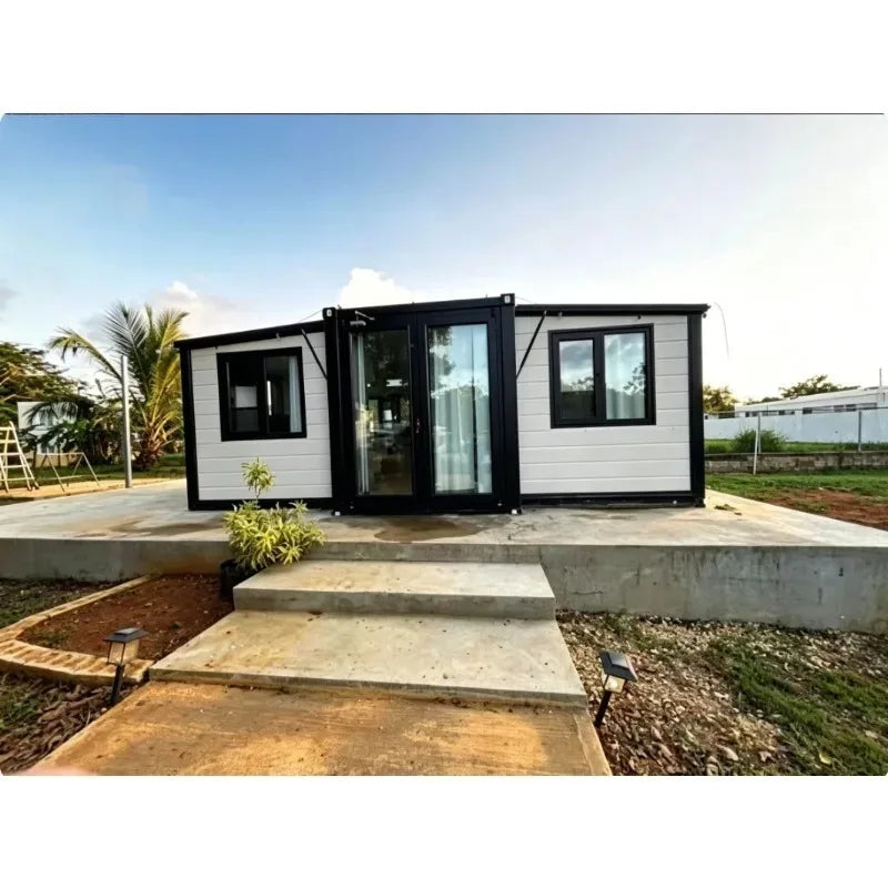 CE ISO Certified Luxury Expandable Container House Prefabricated Mobile Home Hurricane Resistant Foldable Modular for Living