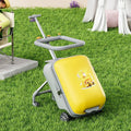 Kids Travel Trolley Suitcase Children Luggage Pulling Cart Travel Seat Carrier Bag Riding Suitcase for Baby Carry-On Luggage