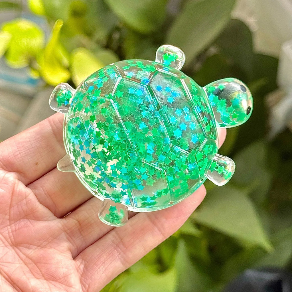 Large Maltose Glitter Turtle Axolotl Diamond Squeeze Stress Relief Toy High-Quality Slow Rebound Squeeze Stress Toy