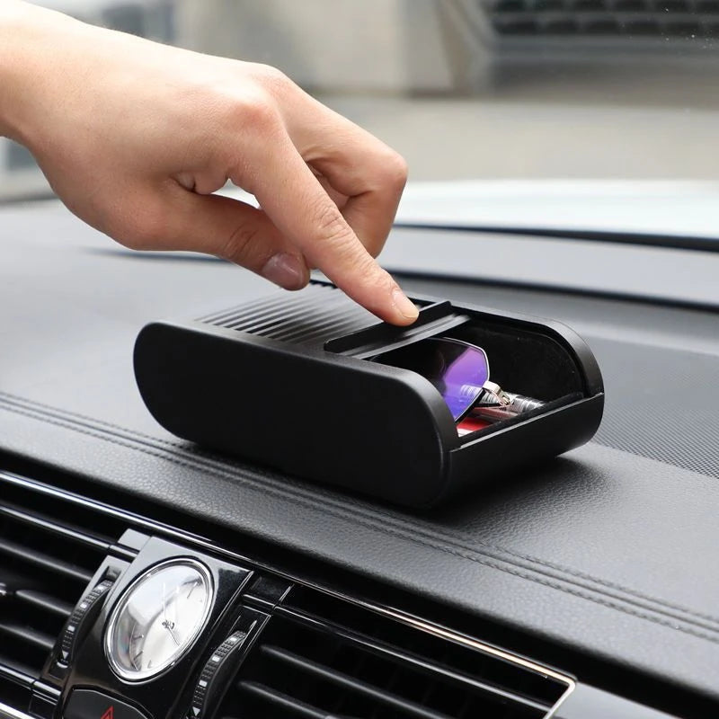 Car Center Console Storage Box, Armrest Organizer Tray for Vehicle,Multifunctional Interior Car Accessories for Sunglasses Phone