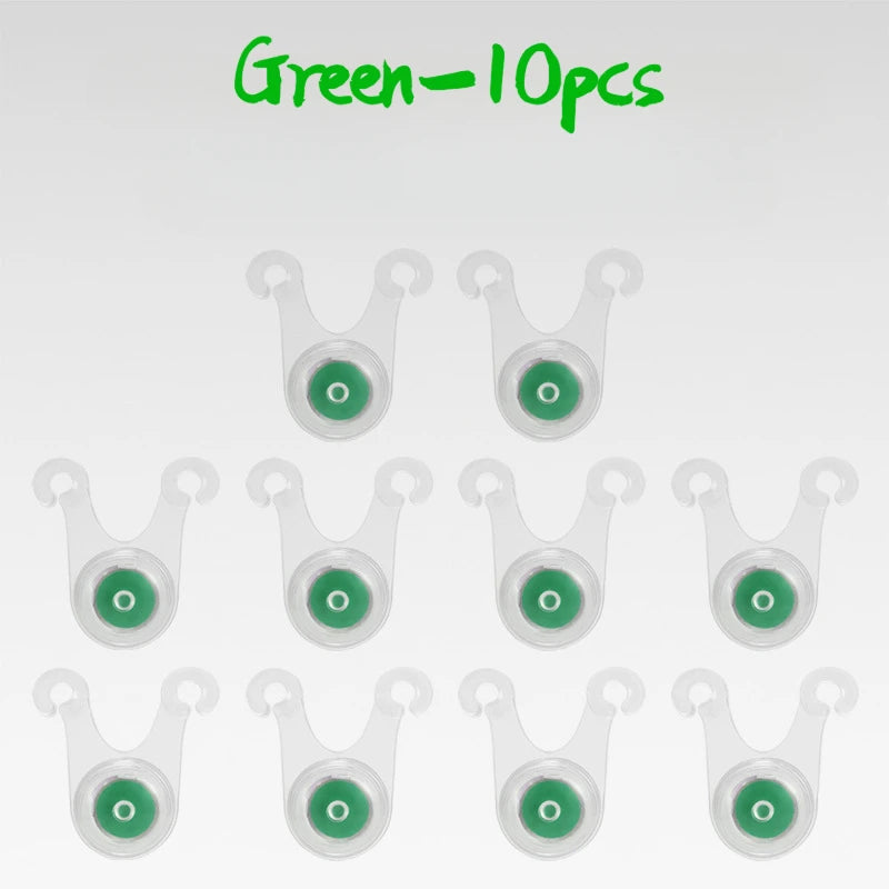 10Pcs Waterproof LED Tent String Rope Guard Hanging Lights LED Camping Rope Hanging Light for Outdoor Camping Fishing