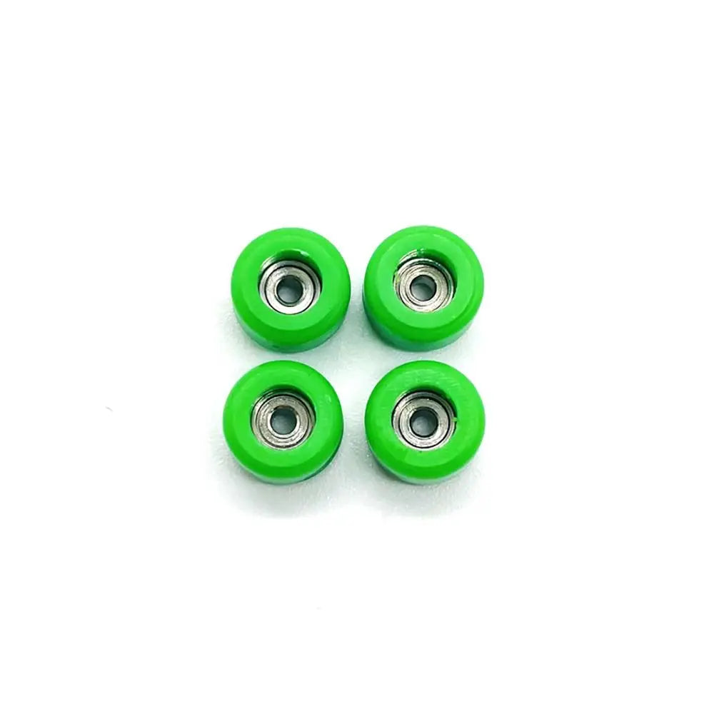 4Pcs Durable Professional Bearing Wheel Urethane PU Metal Fingerboard Wheels CNC Mini Finger Skate Board Accessory