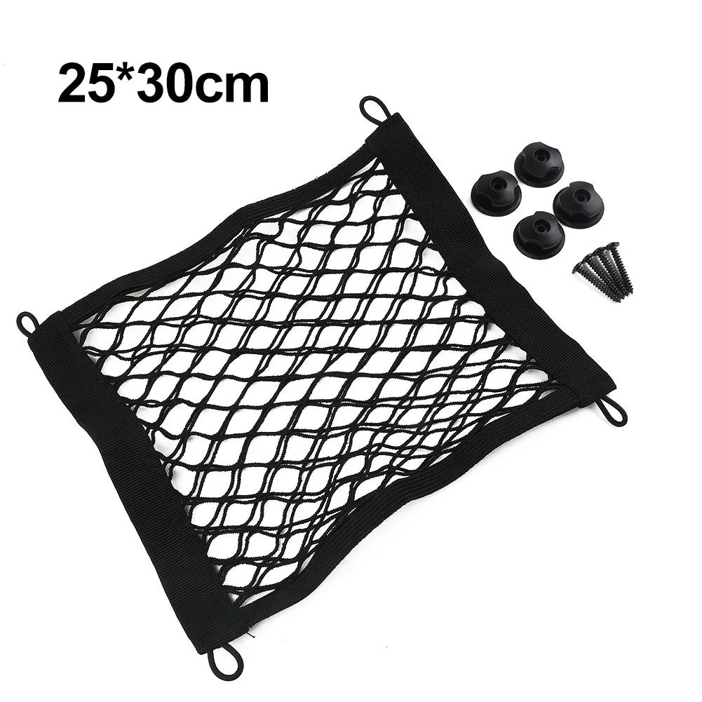 Extra Large Elastic Storage Net For Cargo Van Motorhome Mobile Home Caravan Boat 25x30/25x50 Cm Interior Car Accessories