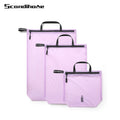 Waterproof Storage Pouch with Zipper Handle for Clothes Shoes Accessories Portable Organizer for Travel Sports Hiking