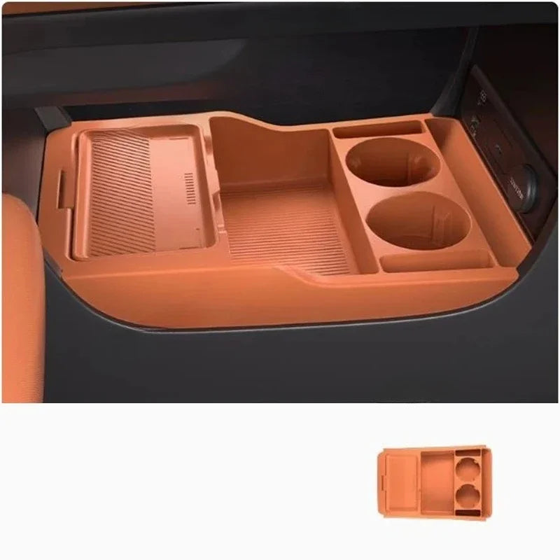 For Trumpchi S7 Silicone Storage Box  Center Console under Layer Modification Special Car Interior Accessories Organizer