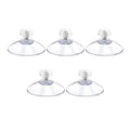 5/10/20/30pcs Suction Cups Hook with Screw Clear PVC Sucker Pads Hook Strong Adhesive Windows Glass Suction Cup Holder Hook