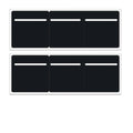 3 in 1 Disc Holder Parking Permit Holder Car Tax Disc Holders, Clear Self Adhesive Car Permit Card Holders Windscreen Card