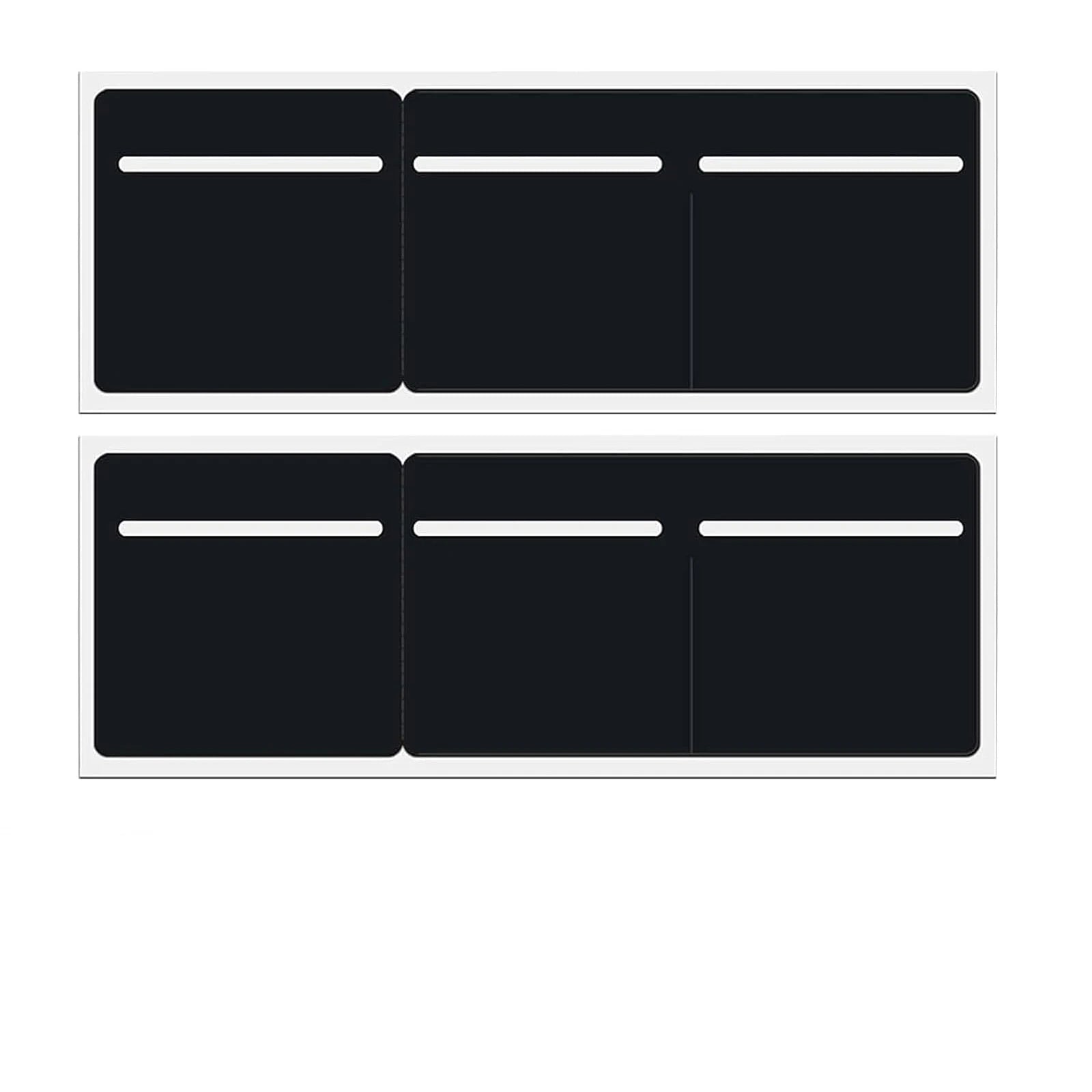 3 in 1 Disc Holder Parking Permit Holder Car Tax Disc Holders, Clear Self Adhesive Car Permit Card Holders Windscreen Card