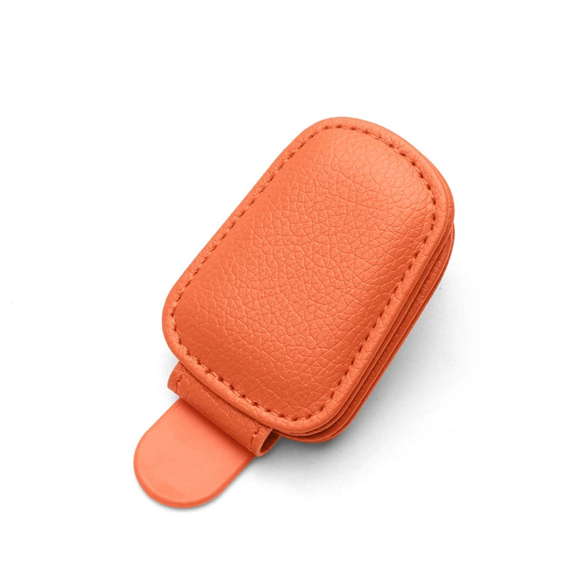 1/2 Pcs Universal Car Sunglasses Clip Card Ticket Holder Stand Fastener Pen Case Eyeglasses Sun Visor Car Accessories