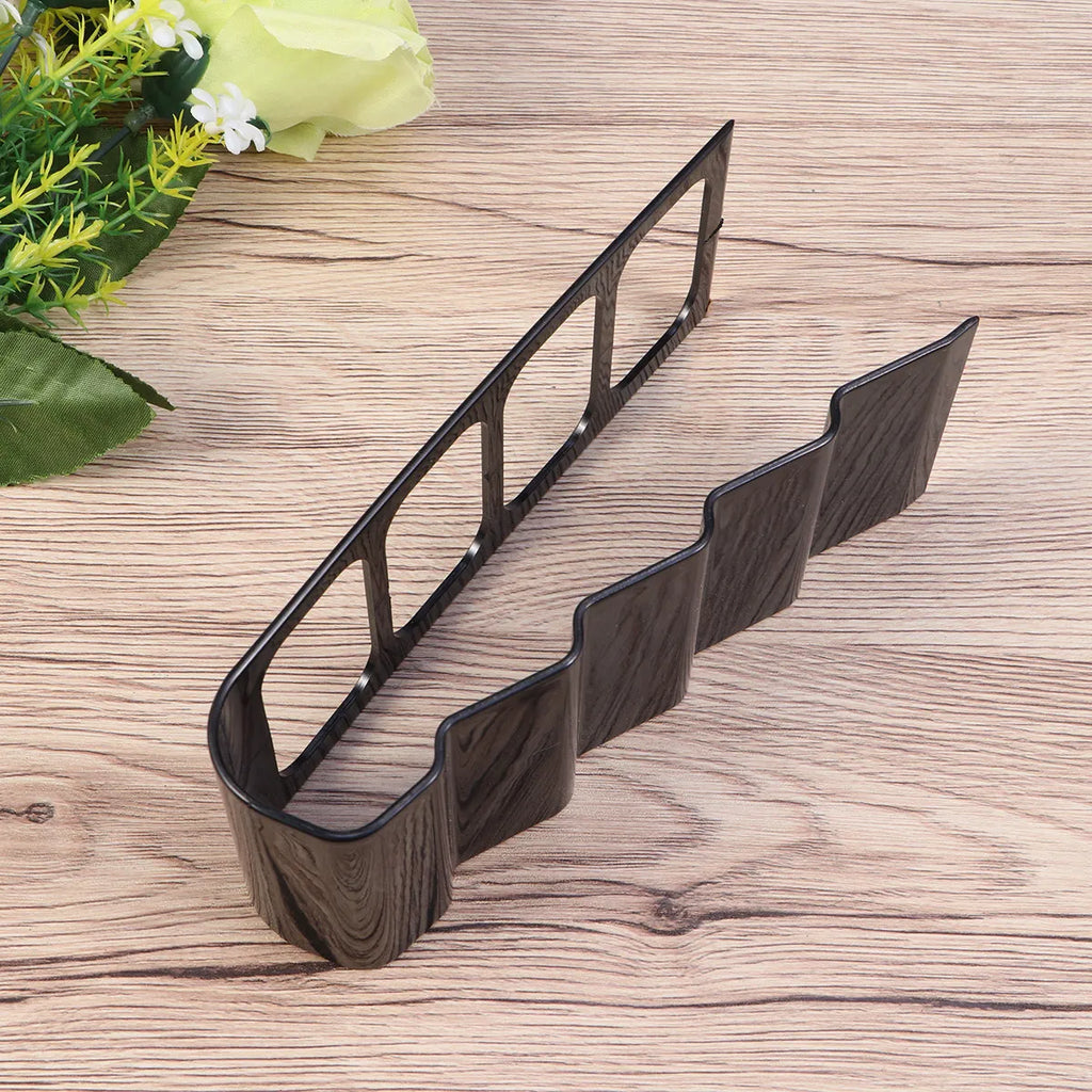 4 Frame Remote Organizer Holder TV Dvd Vcr Remote Storage Rack Compact Design Anti Slip Portable Black Organizer