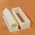 3pcs/set Cake Roll Mold Sushi Maker Equipment Kit Plastic Kimbap Sushi Rolls Mold Round Square Heart-shaped Sushi Making Tools