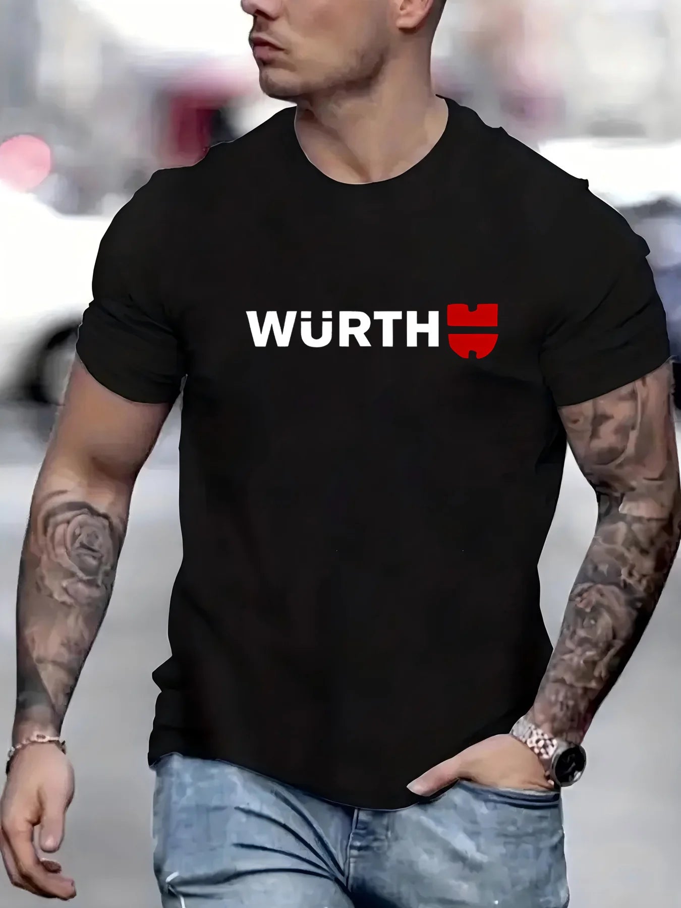 3-piece sporty fashion letter pattern printed pure cotton T-shirts - Soft, fashionable and simple pattern printing