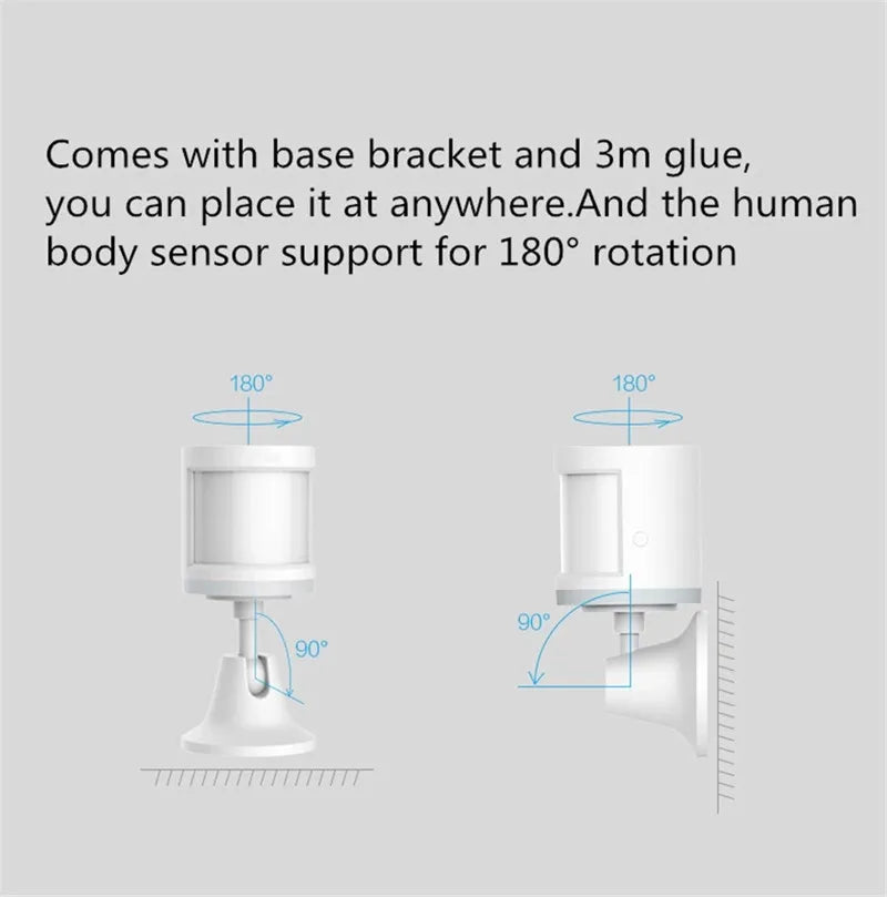 Global Edition Aqara Human Body Motion Sensor Smart Wireless ZigBee Smart Home Alarm System Sensor For Mi Home Homekit APP