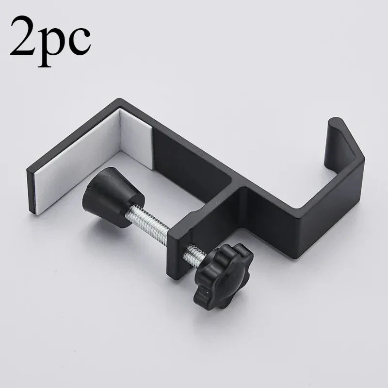 1/2pc Adjustable Desk Edge Hook Gaming Headset Desk Hanger Backpack Storage Hanging Hook Holder Punch-free Home Office Organizer