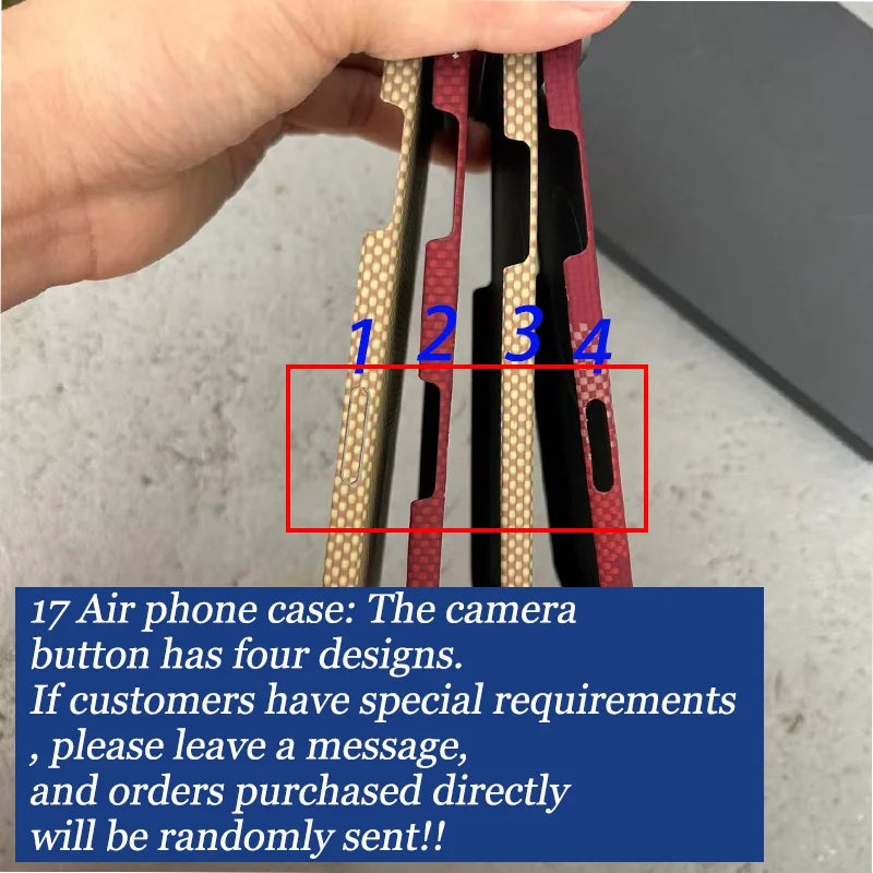 For IPhone Air 17 Air Ultra Slim Lightweight Aramid Carbon Fiber Case Strong Magnetic MagSafe Case Aramid Fiber Cover