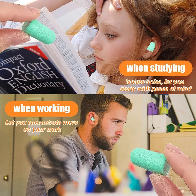 Bullet type foam earplug sound insulation sleep earplug  Insulation Earplug Noise protection earplugs