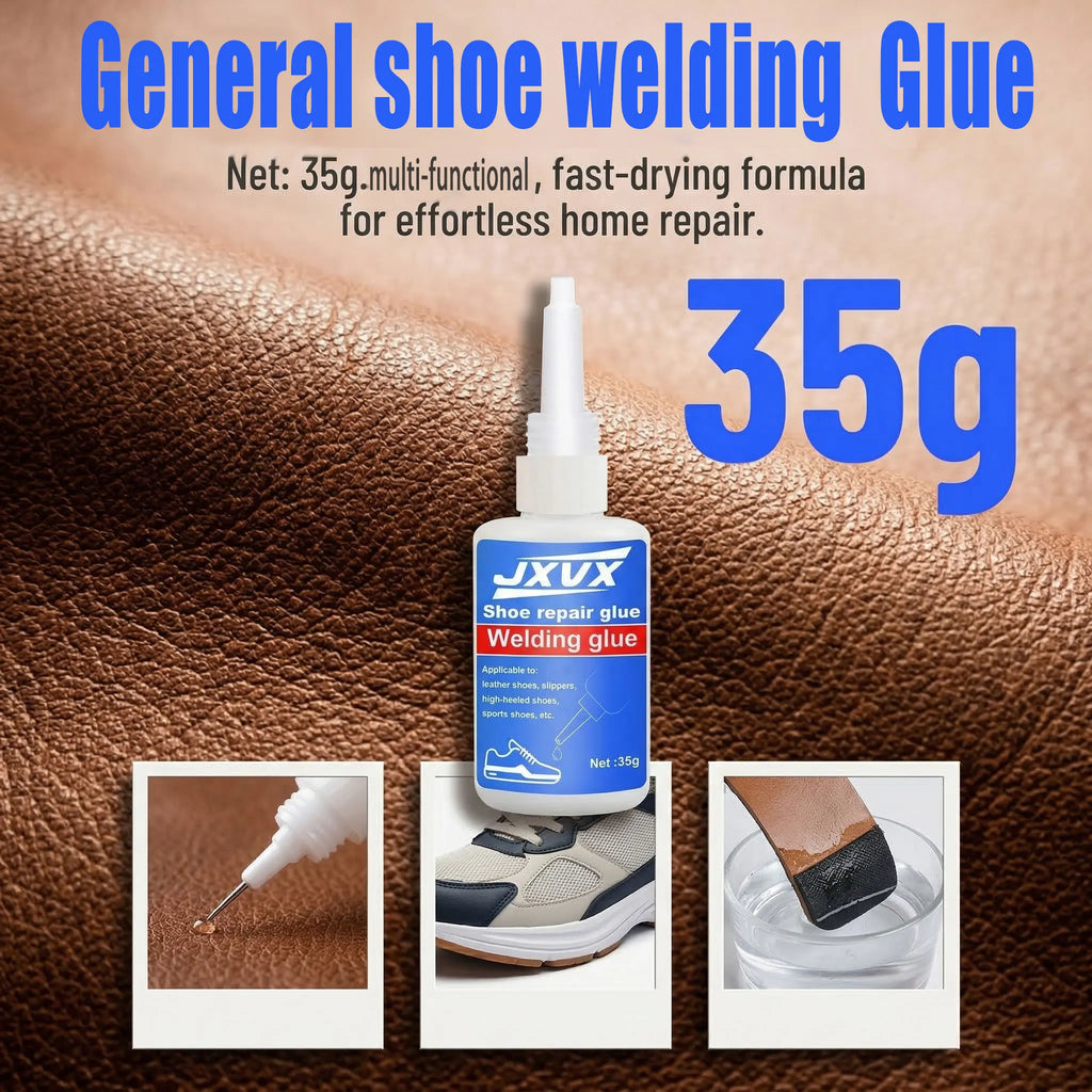 Multipurpose Shoe Repair Glue, Powerful Shoe Sole Repair Glue, Waterproof Universal Shoe Sealants for Sneakers, Rubber Shoes, Strong Adhesive Repair, 35ml