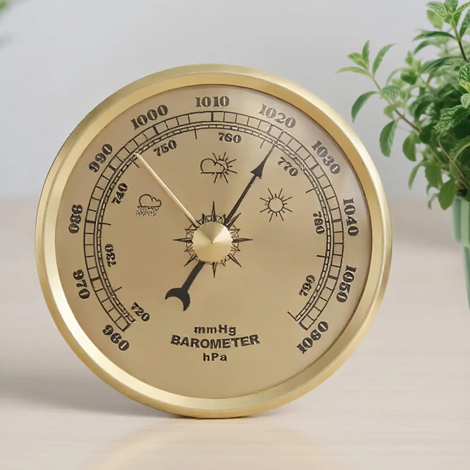 Barometer Air Pressure Gauge Wall Hanging Weather Forecast Station Accurate for Ships Laboratories Families Fisherman Tools