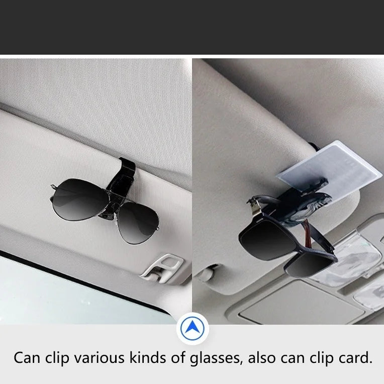 Glasses Clip Auto Car Sun Visor Glasses Bracket for Woman Men Glasses Holder Auto interior Accessories