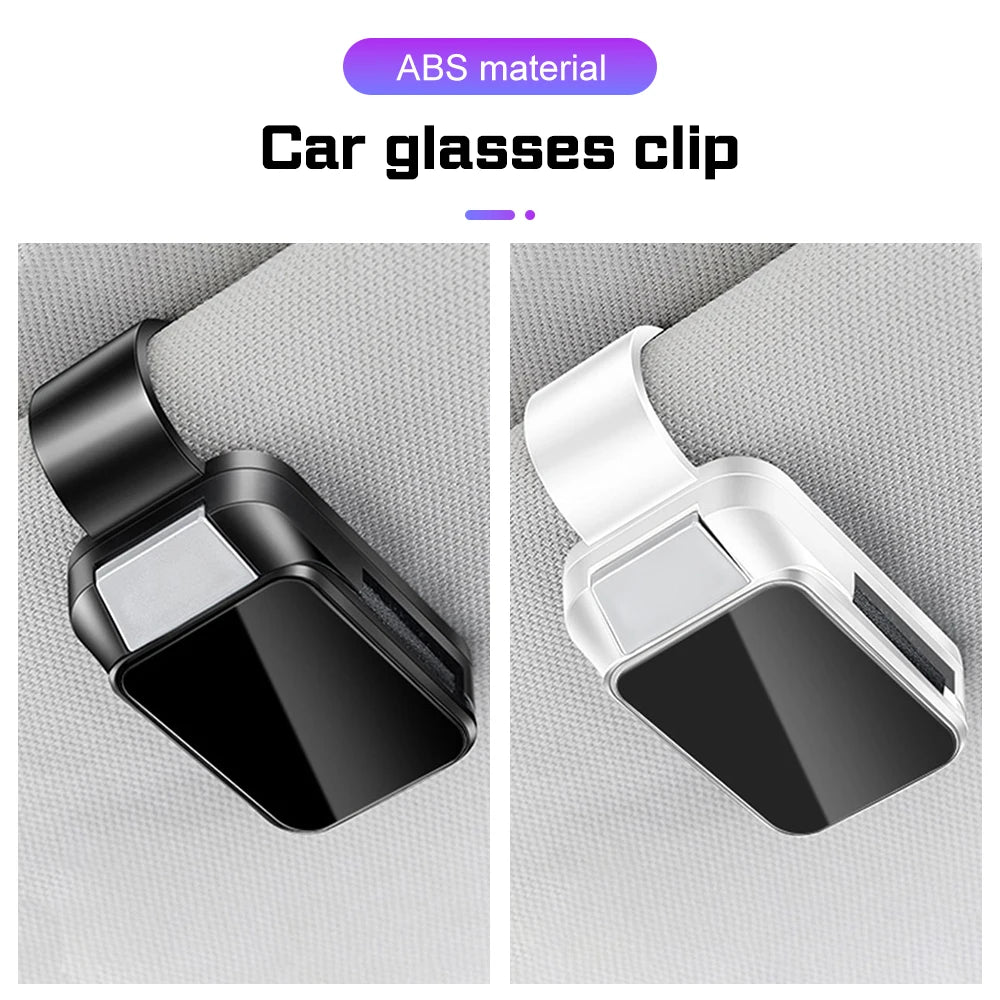 For Volvo Polestar 1 2 Polestar 3 4 5 6 Car Sun Visor Glasses Clip Eyeglass Holder Sunshade Sunglasses Frame Storage Accessory